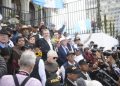 Bernardo Arévalo hace un llamado a la participación ciudadana en la marcha por la democracia