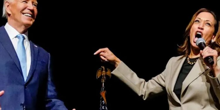 Biden y Harris aparecen por primera vez juntos en campaña