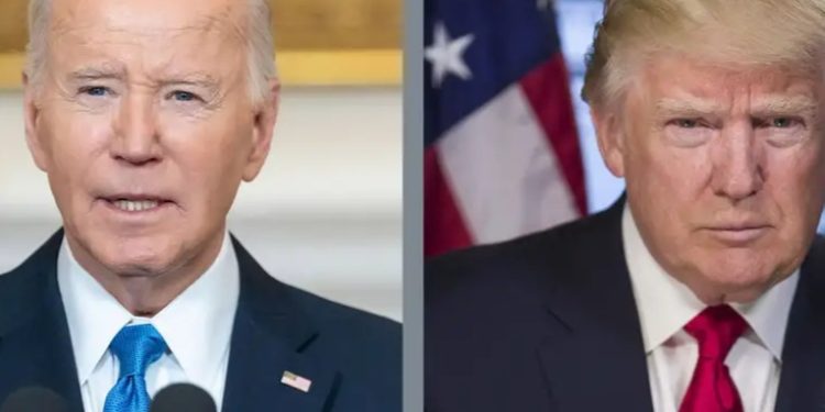Biden y Trump cara a cara en primer debate presidencial