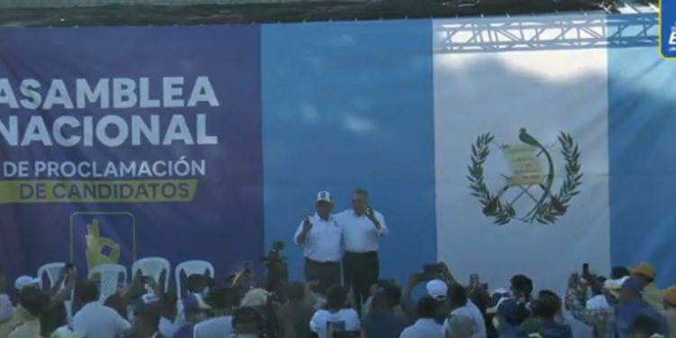 BIEN proclama a Giovanni Reyes y í“scar Figueroa como su binomio presidencial