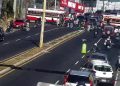 Bloqueo en San Cristóbal tras ataque armado contra piloto de bus en Ciudad Peronia