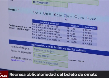 Boleto de ornato nuevamente será obligatorio para realizar trámites