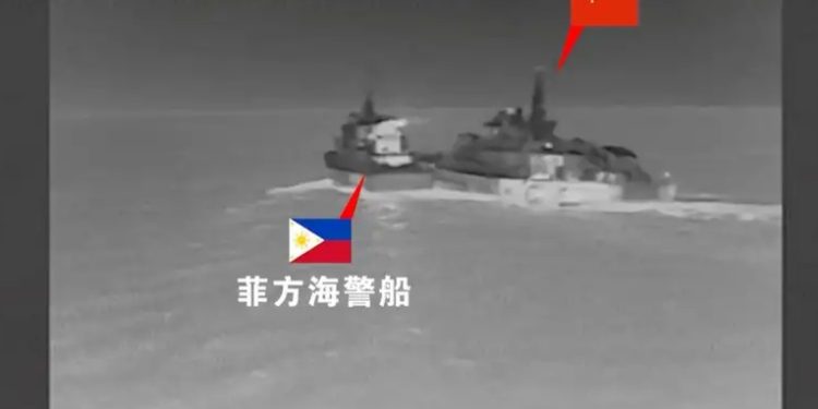 Buques de China y Filipinas colisionan en zona disputada