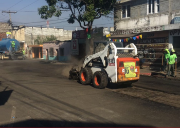 Cambio de cinta asfáltica en sectores de zona 11