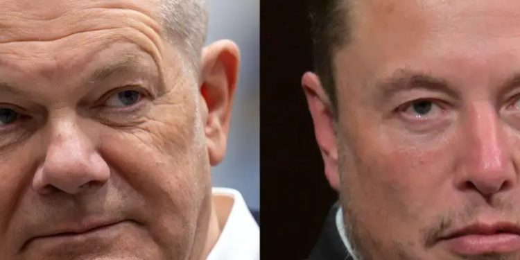 Canciller alemán condena 'declaraciones erráticas' de Musk