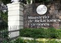 Cancillerí­a pide a la comunidad Internacional no interferir en problemas interno del paí­s