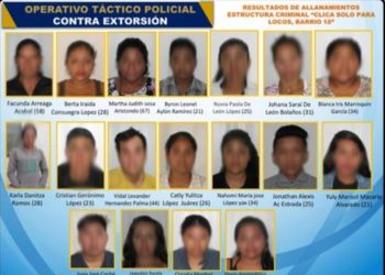 Capturan a 26 presuntos extorsionistas por prestar cuentas bancarias