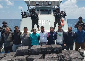 Capturan a 6 guatemaltecos y 3 ecuatorianos con cocaína valuada en $32 millones