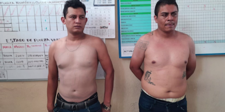 Capturan a dos pandilleros salvadoreños que trataban de pasar desapercibidos