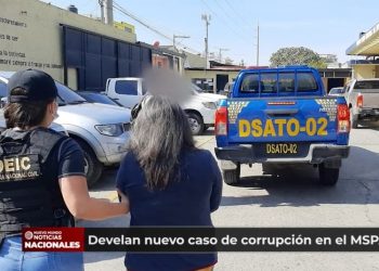 Capturan a dos personas señaladas de corrupción en el Ministerio de Salud
