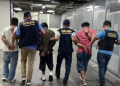 Capturan a dos presuntos extorsionistas en mercado de la zona 6