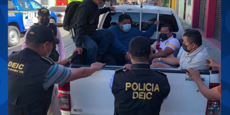 Capturan a guardias de seguridad privada