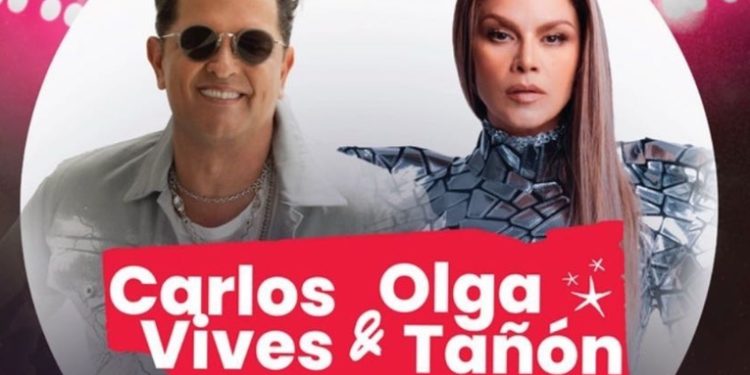 Carlos Vives y Olga Tañón llevarán su talento a Guatemala en un inolvidable concierto