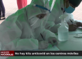 Centros móviles se quedan sin kits para pacientes con COVID-19