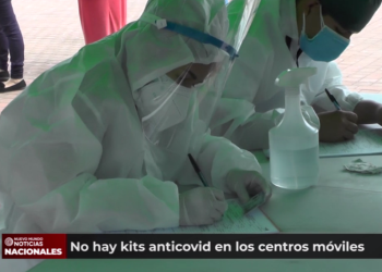 Centros móviles se quedan sin kits para pacientes con COVID-19