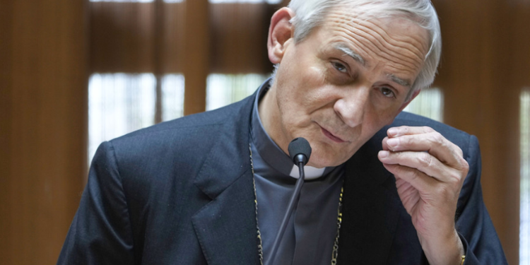 China confirma la inusual visita del enviado del Vaticano para buscar una solución en Ucrania