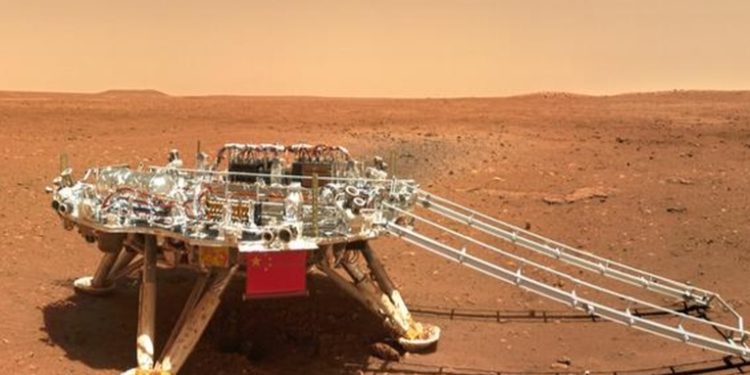 China publica imágenes a color de la superficie de Marte