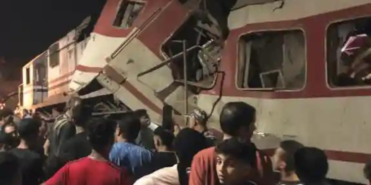 Choque de trenes en Egipto deja tres muertos y 49 heridos