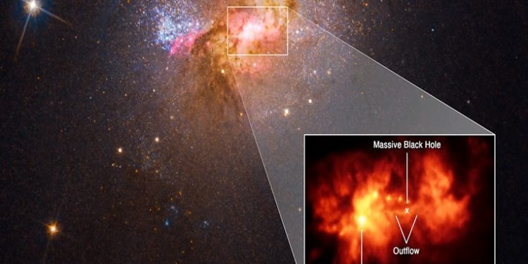 Cientí­ficos descubren un agujero negro que está creando estrellas en vez de engullirlas