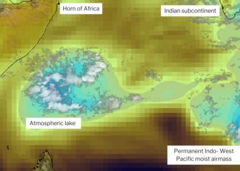 Cientí­ficos identifican un nuevo tipo de tormenta, el 'lago atmosférico'