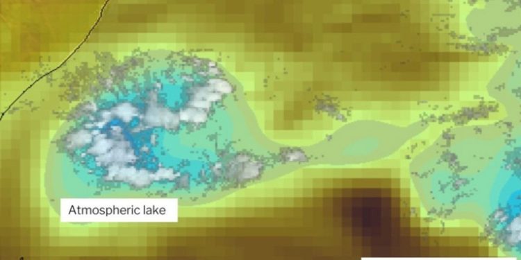 Cientí­ficos identifican un nuevo tipo de tormenta, el 'lago atmosférico'