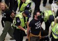 Cientos de detenidos en una protesta propalestina en el Capitolio de EE.UU.