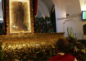 Cientos de feligreses acuden a Parroquia La Merced para venerar a San Judas Tadeo