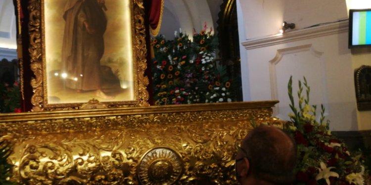 Cientos de feligreses acuden a Parroquia La Merced para venerar a San Judas Tadeo