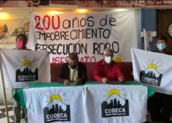 CODECA anuncia marchas pací­ficas en el paí­s