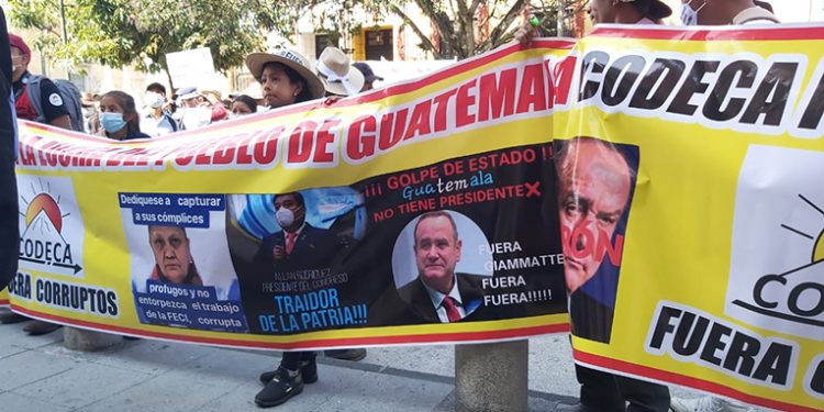 Codeca realiza manifestaciones en la capital