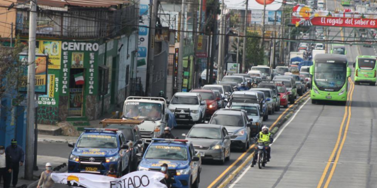 CODECA realizó manifestaciones exigiendo trasladar personas de área de salud a renglón 011
