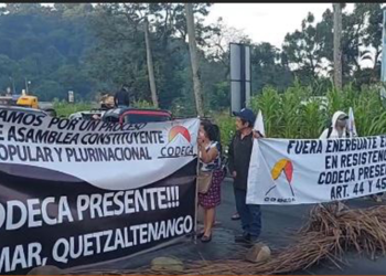 CODECA sigue manifestaciones por segundo dí­a consecutivo