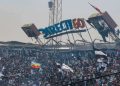 Colapsa el techo de una tribuna del estadio Monumental del Colo-Colo en Chile