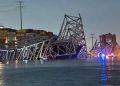 Colapsa puente en Baltimore tras colisión de carguero