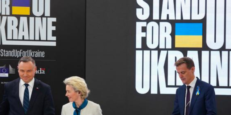 Colecta mundial recauda 10.100 millones de euros para Ucrania