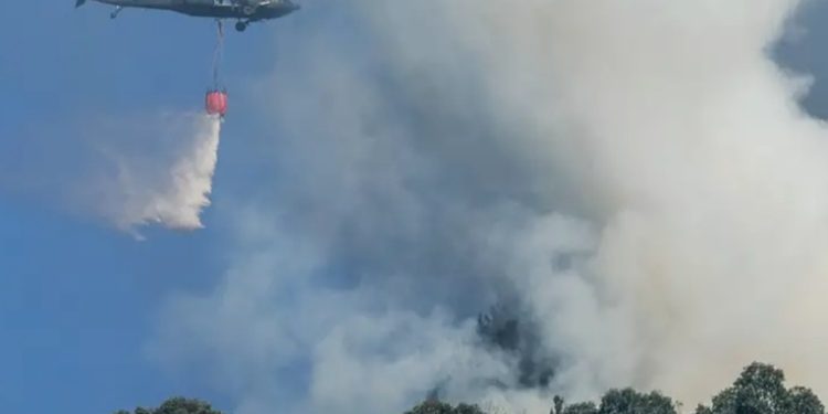 Colombia: incendio en cerros orientales de Bogotá