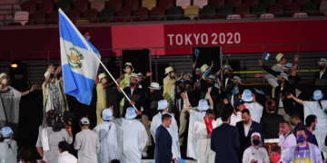 Comienza el sueño del oro Olí­mpico para los guatemaltecos que desfilaron en la ceremonia de inauguración.
