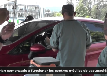 Comienzan a funcionar los centros móviles de vacunación