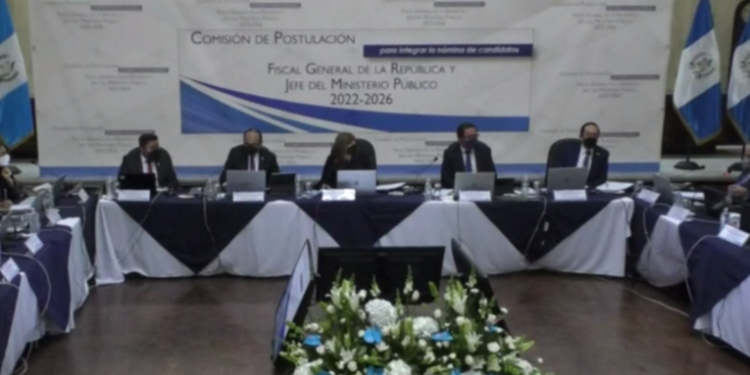 Comisión Postuladora para fiscal general se declara en sesión permanente