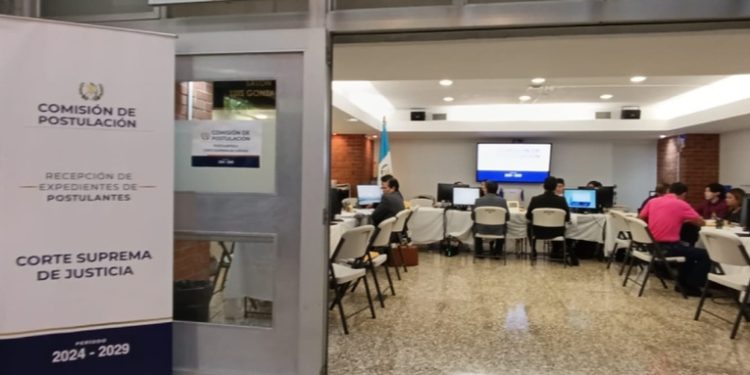 Comisiones de postulación finalizan recepción de aspirantes a magistrados este fin de semana