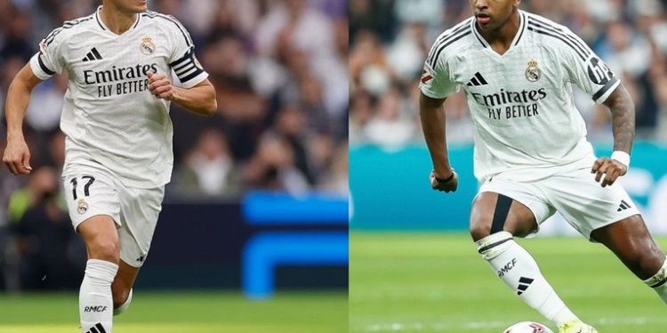 Confirmadas las lesiones musculares de los madridistas Lucas Vázquez y Rodrygo