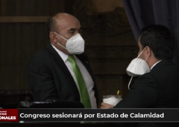 Congreso sesionará por Estado de Calamidad