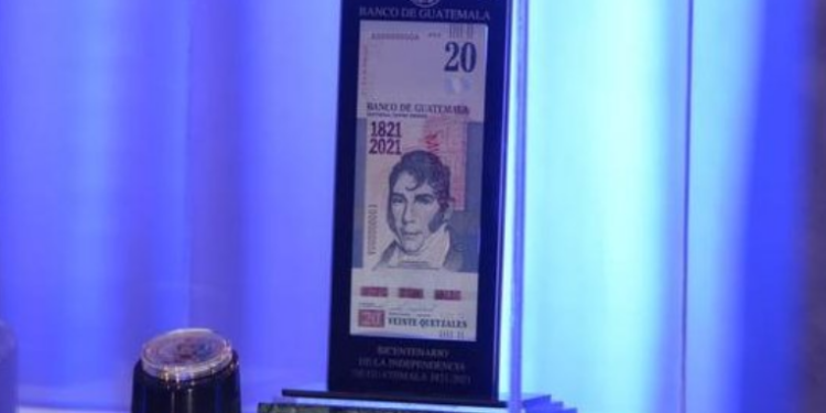 Conoce el nuevo billete de 20 quetzales y la moneda de 1 quetzal.