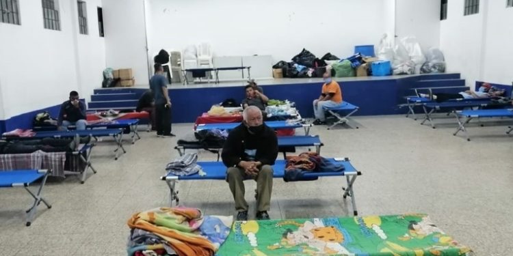 Conred habilita tres albergues para proteger a personas vulnerables ante bajas temperaturas