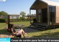 Construyen casas de cartón para facilitar el acceso a la vivienda