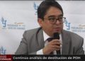 Continúa análisis de la destitución de Jordán Rodas como PDH