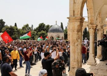 Continúan los choques entre palestinos y la policí­a israelí­