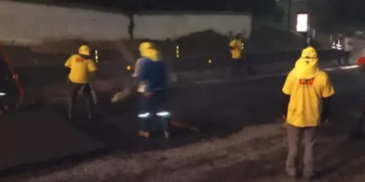 Covial anuncia cierre temporal de un carril en Carretera a El Salvador por trabajos de rehabilitación