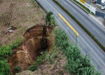 COVIAL reporta socavamiento en kilómetro 26.2 de la ruta hacia El Salvador