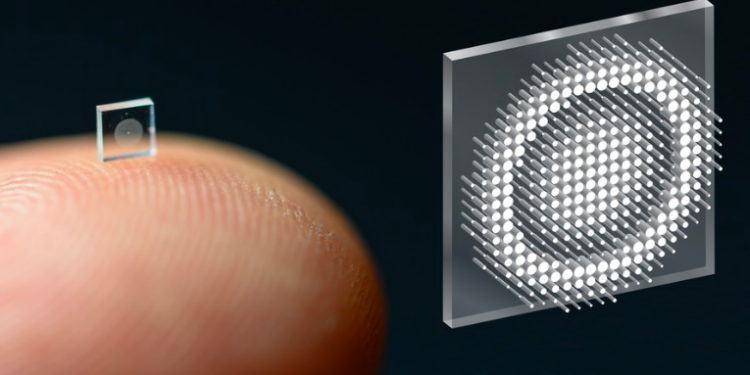 Crean una cámara del tamaño de un grano de sal grueso, capaz de tomar imágenes a color con gran nitidez.